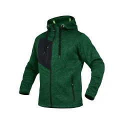 LEIB FLEX polár kapucnis pulóver zöld -XL()