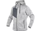 LEIB FLEX polár kapucnis pulóver fehér -S()