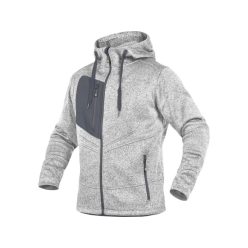 LEIB FLEX polár kapucnis pulóver fehér -XS()