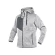 LEIB FLEX polár kapucnis pulóver fehér -2XL()