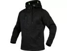 LEIB FLEX polár kapucnis pulóver fekete -2XL()
