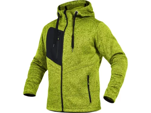 LEIB FLEX Flex polár kardigán - lime (kiwi) -XXL()
