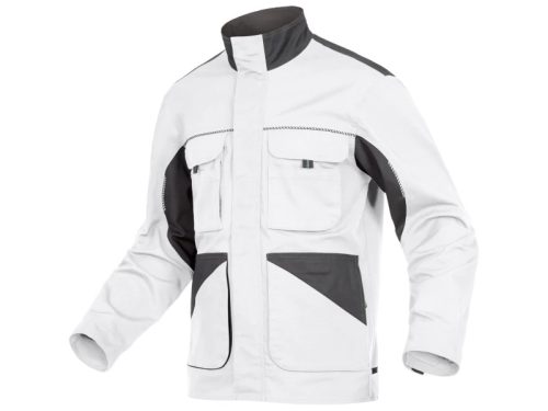 LEIB DYNAMIC munkakabát fehér-antracit -7XL()
