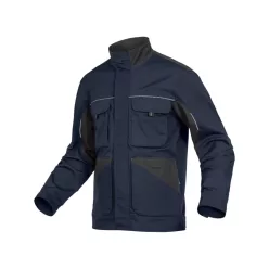 LEIB DYNAMIC munkakabát tengerkék-antracit -7XL()