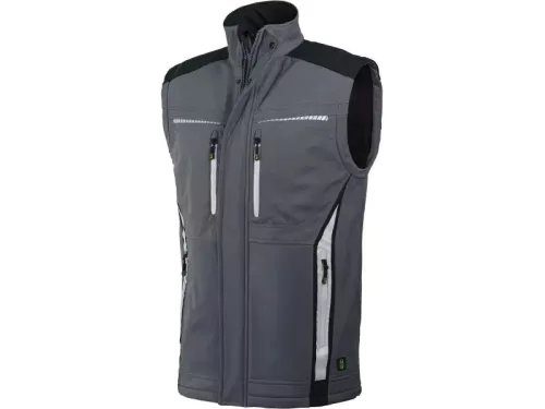 LEIB FLEX Softshell férfi mellény szürke-fekete- 5XL()