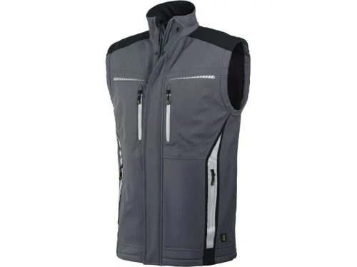 LEIB FLEX Softshell férfi mellény szürke-fekete- S()