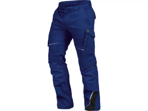 LEIB FLEX derekas munkanadrág királykék-fekete -48()
