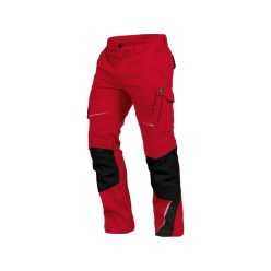 LEIB FLEX derekas munkanadrág piros-fekete -50()