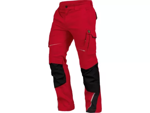 LEIB FLEX derekas munkanadrág piros-fekete -50()