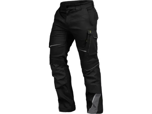 LEIB FLEX derekas munkanadrág fekete-szürke -58()