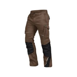 LEIB FLEX derekas munkanadrág mogyoró-fekete -50()