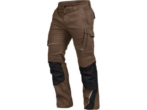 LEIB FLEX derekas munkanadrág mogyoró-fekete -50()