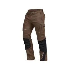 LEIB FLEX derekas munkanadrág mogyoró-fekete -52()
