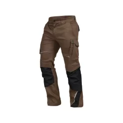 LEIB FLEX derekas munkanadrág mogyoró-fekete -52()