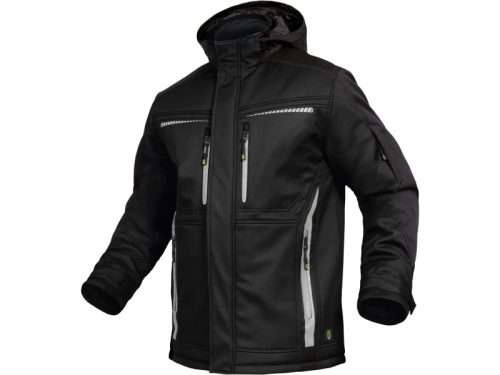LEIB FLEX téli softshell kabát fekete -3XL()