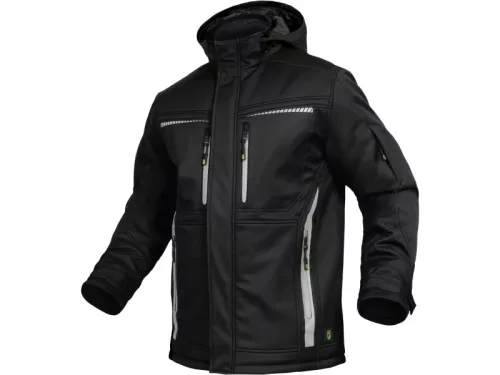 LEIB FLEX téli softshell kabát fekete -XL()