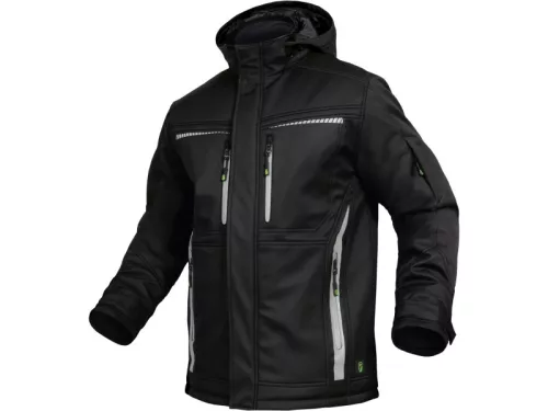 LEIB FLEX téli softshell kabát fekete -2XL()