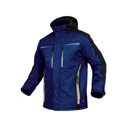 LEIB FLEX téli softshell kabát királykék-fekete -L()