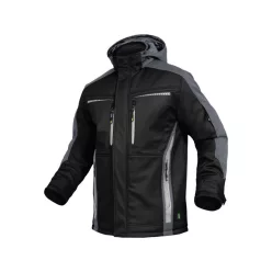 LEIB FLEX téli softshell kabát fekete-szürke -L()