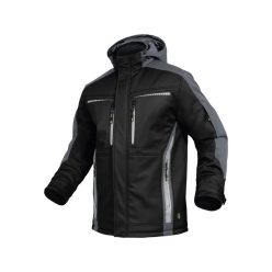 LEIB FLEX téli softshell kabát fekete-szürke -XS()