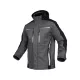 LEIB FLEX téli softshell kabát szürke-fekete -4XL