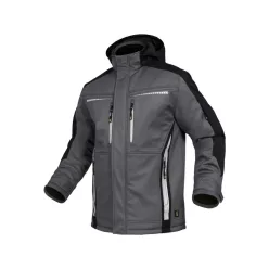 LEIB FLEX téli softshell kabát szürke-fekete -M()