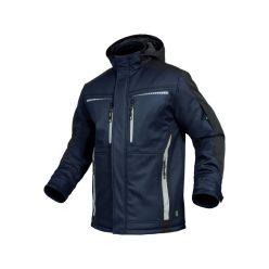 LEIB FLEX téli softshell kabát tengerkék-fekete -L()