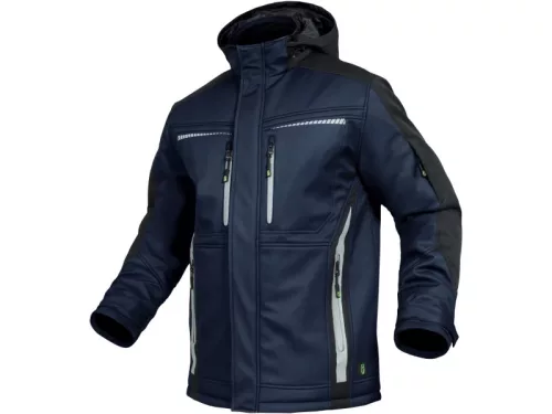 LEIB FLEX téli softshell kabát tengerkék-fekete -S()