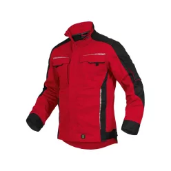 LEIB FLEX munkakabát piros-fekete -2XL()