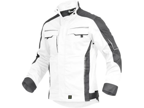 LEIB FLEX munkakabát fehér-szürke -3XL()