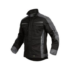 LEIB FLEX munkakabát fekete-szürke -2XL()