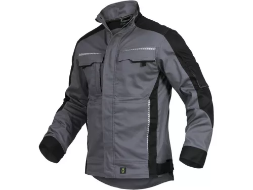 LEIB FLEX munkakabát szürke-fekete -5XL()