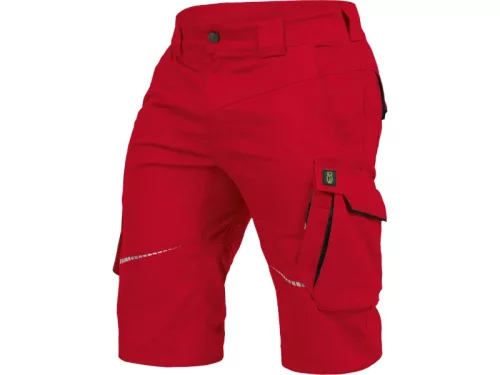 LEIB FLEX rövid munkanadrág piros-fekete -46()