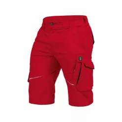 LEIB FLEX rövid munkanadrág piros-fekete -56