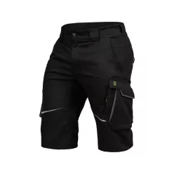 LEIB FLEX rövid munkanadrág fekete-szürke -48()