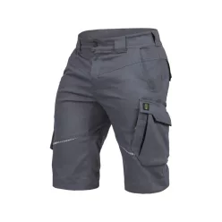 LEIB FLEX rövid munkanadrág szürke-fekete -50()