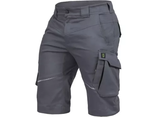 LEIB FLEX rövid munkanadrág szürke-fekete -52()