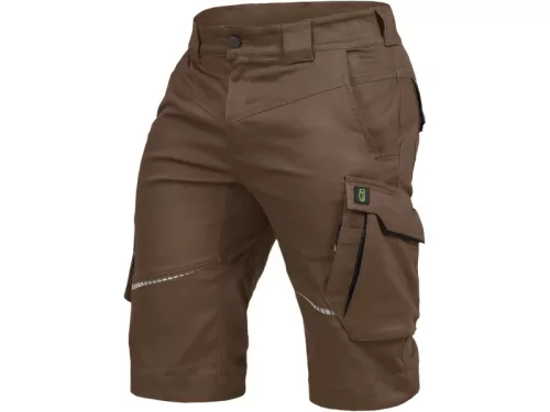 LEIB FLEX rövid munkanadrág mogyoróbarna -56()