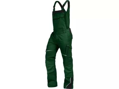 LEIB FLEX kantáros munkanadrág zöld-fekete -56()