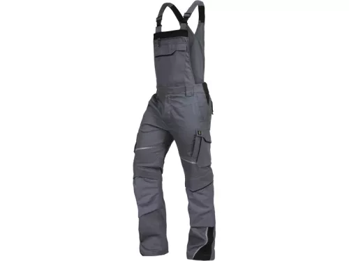 LEIB FLEX kantáros munkanadrág szürke-fekete -60()