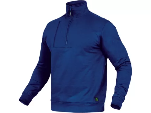 LEIB FLEX PAUL cipzáras pulóver királykék -M()