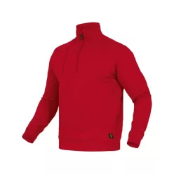 LEIB FLEX PAUL cipzáras pulóver piros -5XL()