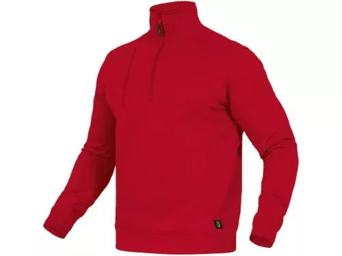 LEIB FLEX PAUL cipzáras pulóver piros -6XL()