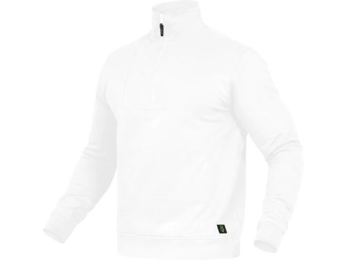 LEIB FLEX PAUL cipzáras pulóver fehér -5XL()