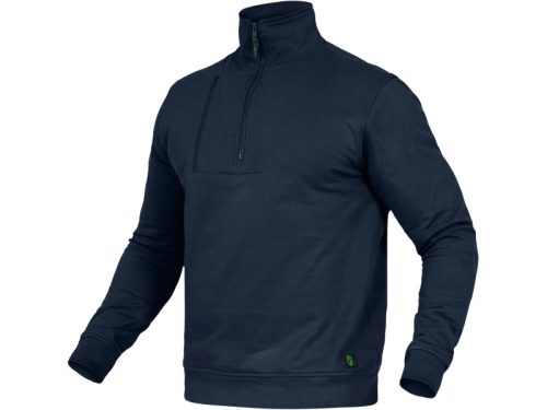 LEIB FLEX PAUL cipzáras pulóver sötétkék -5XL()
