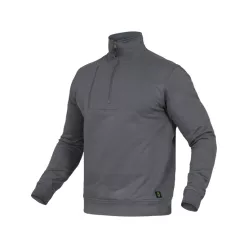 LEIB FLEX PAUL cipzáras pulóver szürke -2XL()