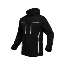 LEIB FLEX átmeneti softshell kabát fekete -3XL()