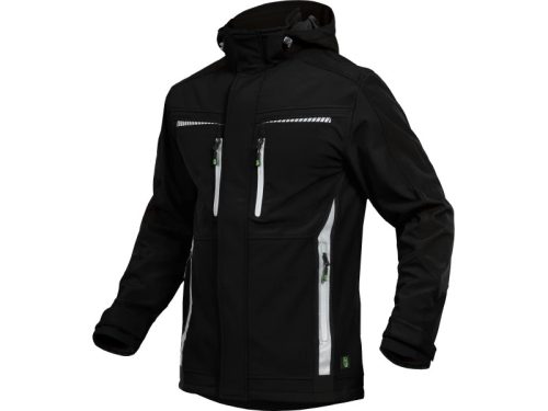 LEIB FLEX átmeneti softshell kabát fekete -S()