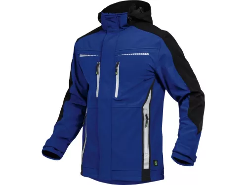 LEIB FLEX átmeneti softshell kabát királykék-fekete -S()