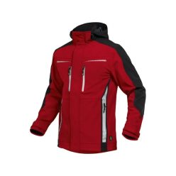 LEIB FLEX átmeneti softshell kabát piros-fekete -5XL()